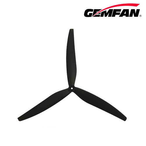 Propeleris Gemfan 1507 3 menčių 15'' juodas (2 pagal laikrodžio rodyklę + 2 prieš laikrodžio rodyklę)