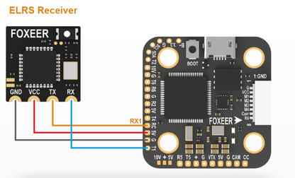 Imtuvas Foxeer ELRS 2.4G lite