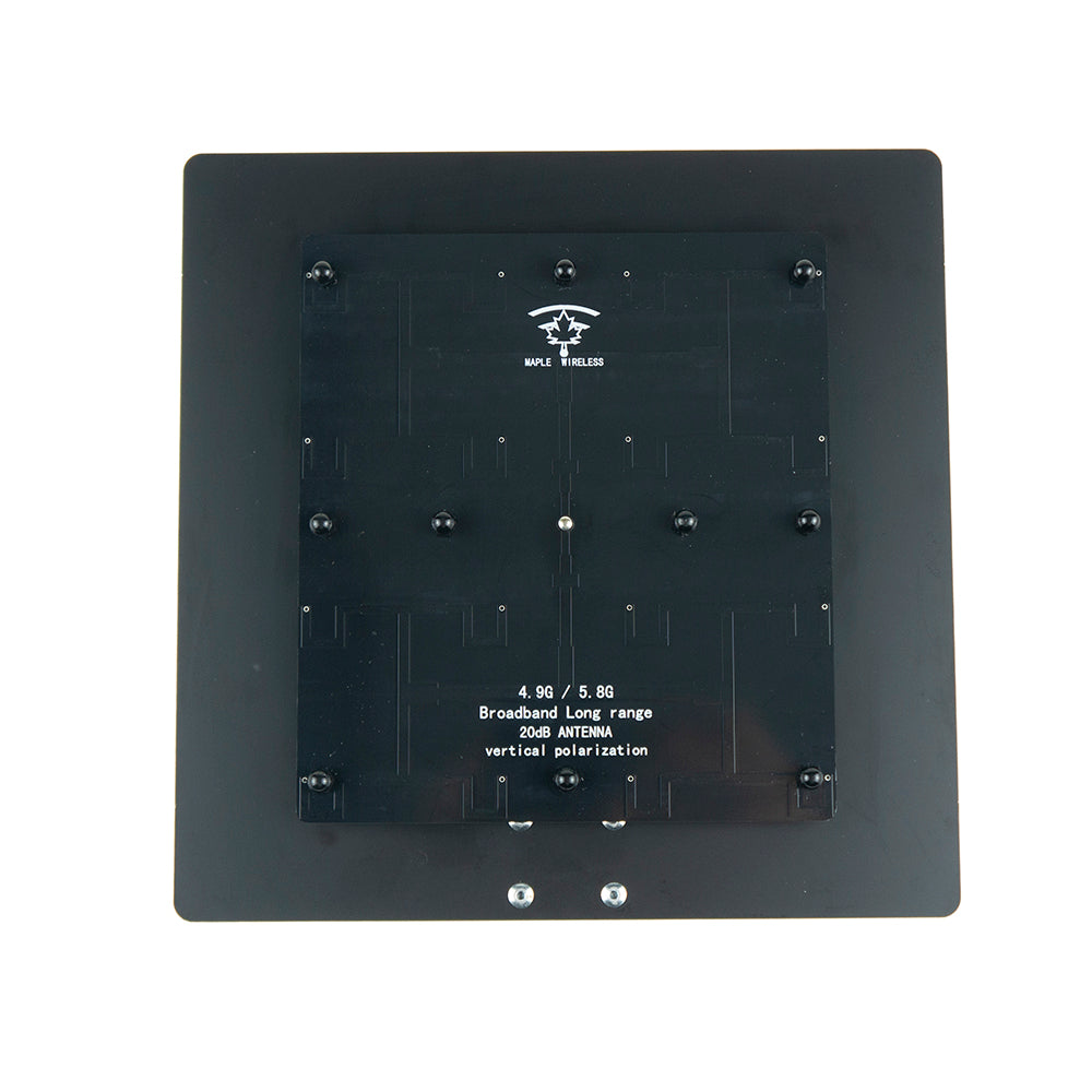 Belaidė klevo antena, kryptinė, 4.9-5.8G SMA-MALE, 20dB