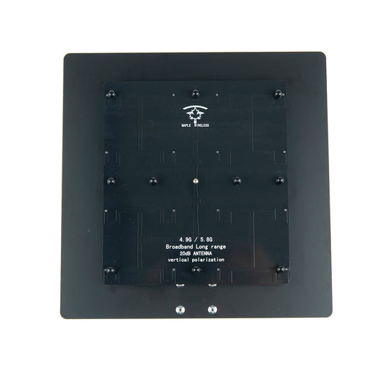 Belaidė klevo antena, kryptinė, 4.9-5.8G SMA-MALE, 20dB