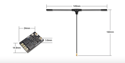 Imtuvas Foxeer Diversity ELRS 915/868MHz