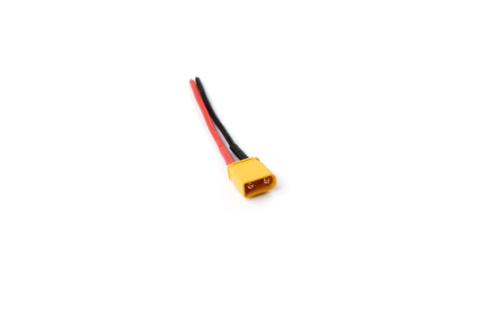 Jungtis HobbyDrone XT30 su silikoniniu laidu 20AWG 55mm