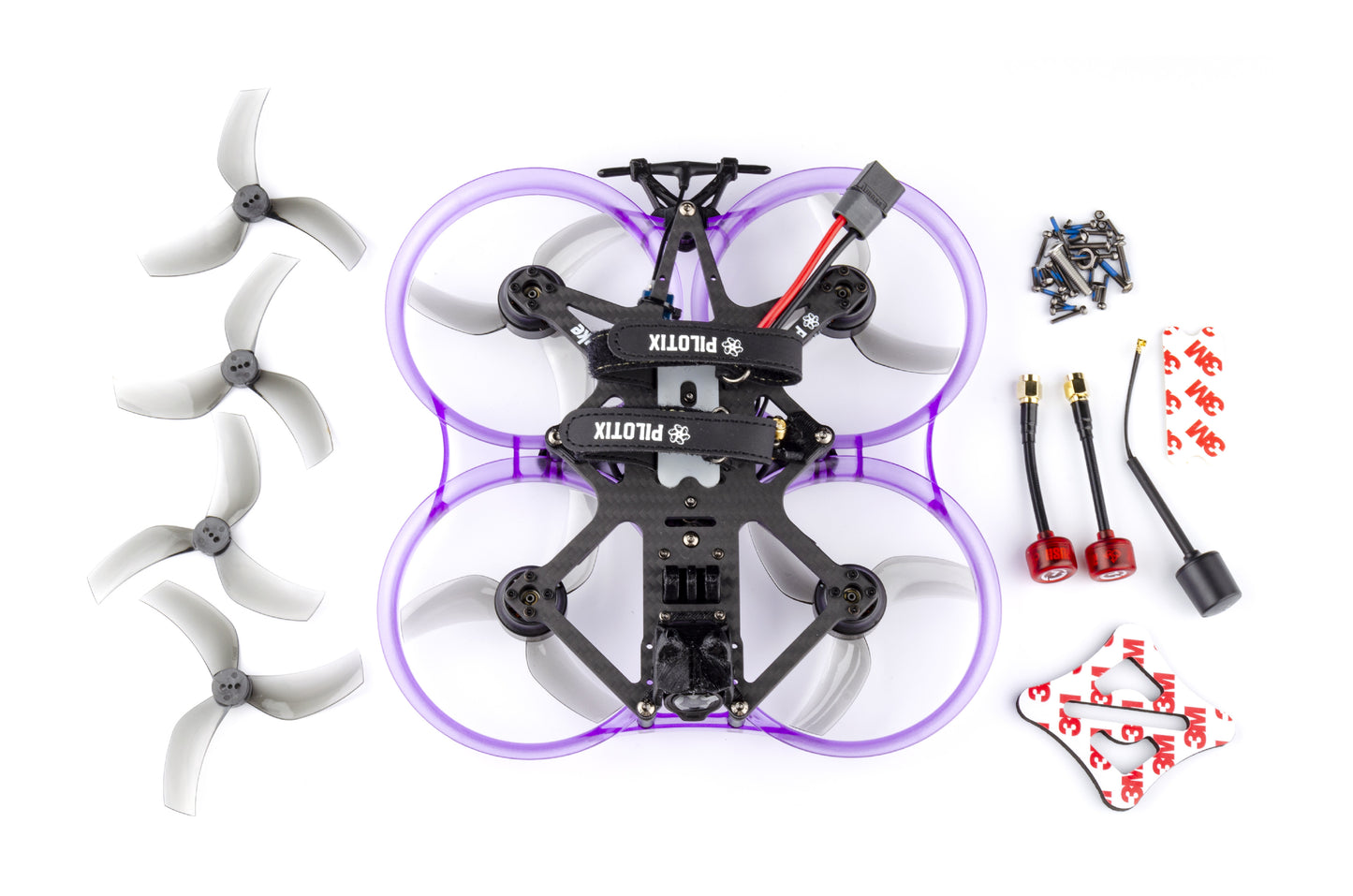 FPV dronas „Pilotix Luke“ 3,5 colio „Cinewhoop 6S O3 ELRS2.4G“ 