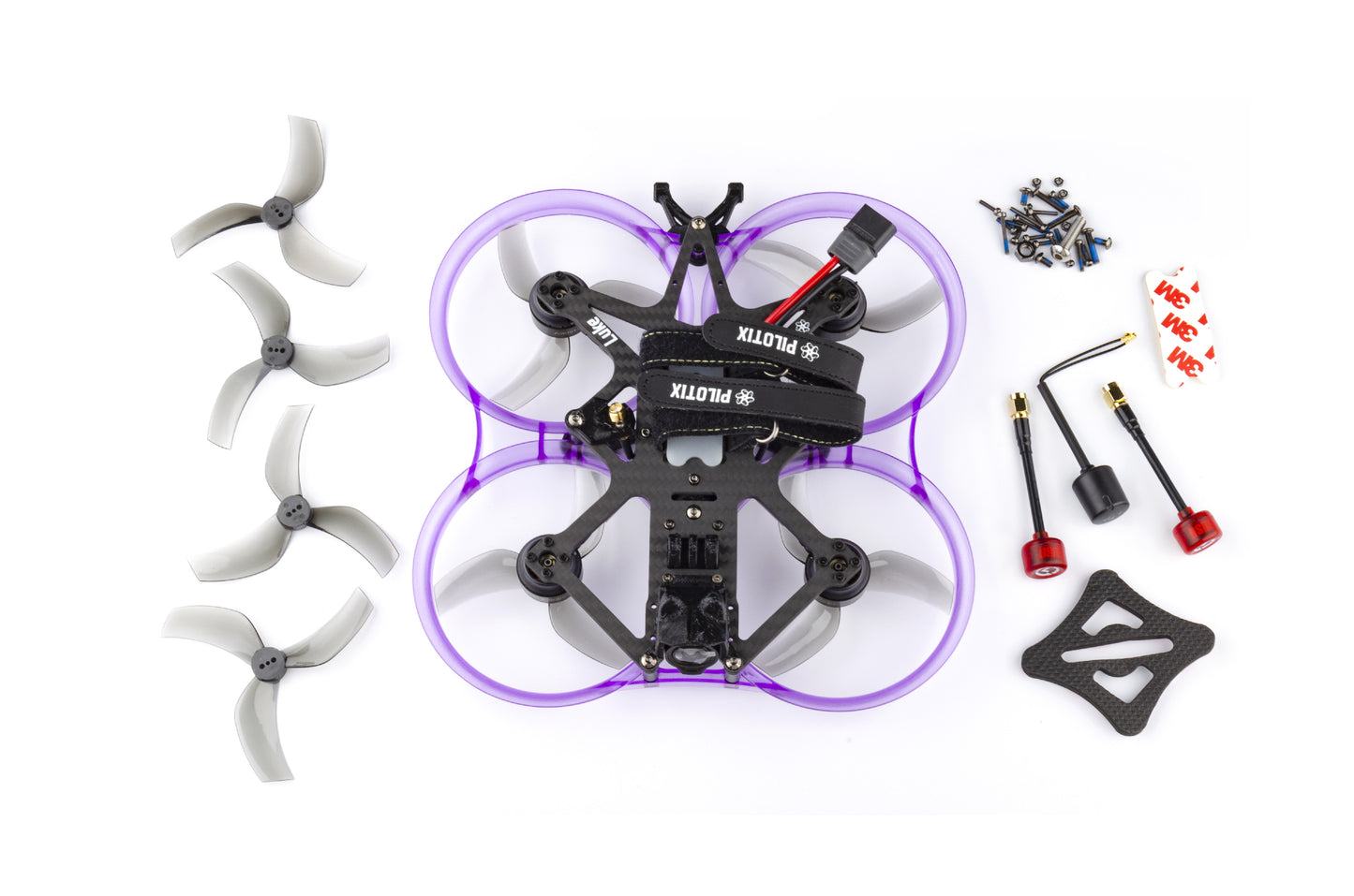 FPV dronas „Pilotix Luke“ 3,5 colio „Cinewhoop 6S O3 PNP“ 