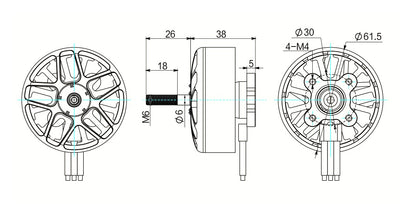 Variklis Pilotix 5315 380KV