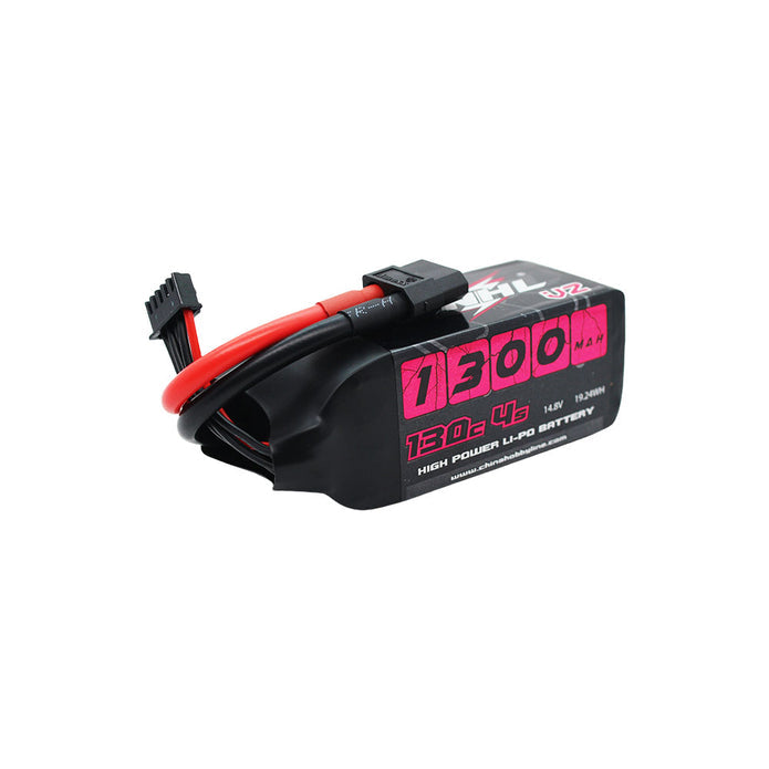 CNHL juodos serijos LiPo 4S 1300mAh 130C XT60 V2 akumuliatorius 