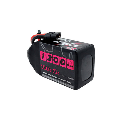 CNHL juodos serijos LiPo 6S 1300mAh 130C XT60 V2 akumuliatorius 