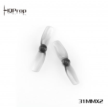 Propeleriai HQProp MicroWhoop 2-BL1.2" pilki (2 prieš laikrodžio rodyklę + 2 pagal laikrodžio rodyklę) 