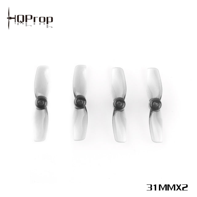 Propeleriai HQProp MicroWhoop 2-BL1.2" pilki (2 prieš laikrodžio rodyklę + 2 pagal laikrodžio rodyklę) 