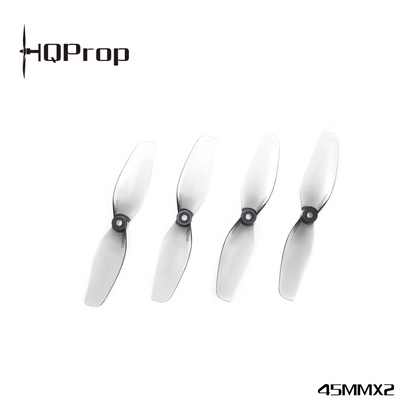 Propeleriai HQProp MicroWhoop 2-BL1.8" pilki (2 prieš laikrodžio rodyklę + 2 pagal laikrodžio rodyklę) 