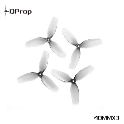 Propeleriai HQProp UltralightWhoop 3-BL 1.6" pilki (2 prieš laikrodžio rodyklę + 2 pagal laikrodžio rodyklę) 