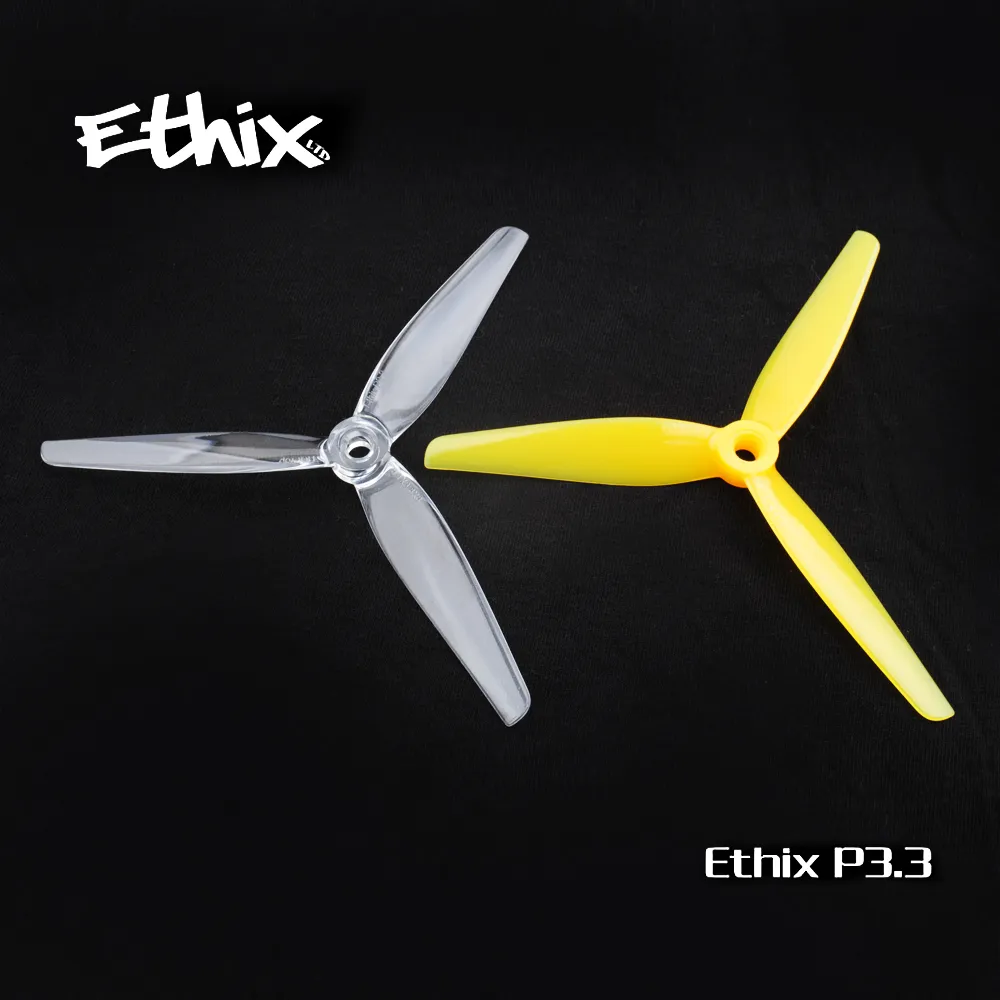 Propeleriai HQProp Ethix P3.3 3 menčių 5.1" Mango Lassi (2 pagal laikrodžio rodyklę + 2 prieš laikrodžio rodyklę) 