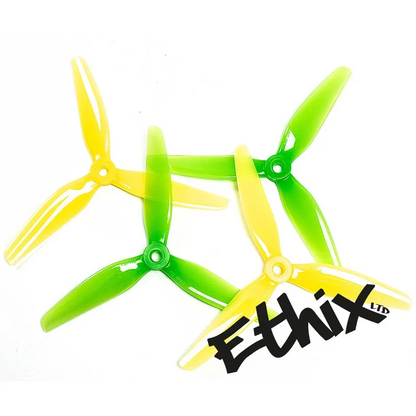 Propeleriai HQProp Ethix S4 3 menčių 5" LemLim (2 pagal laikrodžio rodyklę + 2 prieš laikrodžio rodyklę) 