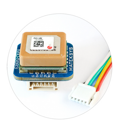 GPS modulis Mateksys M10Q-5883 su kompasu