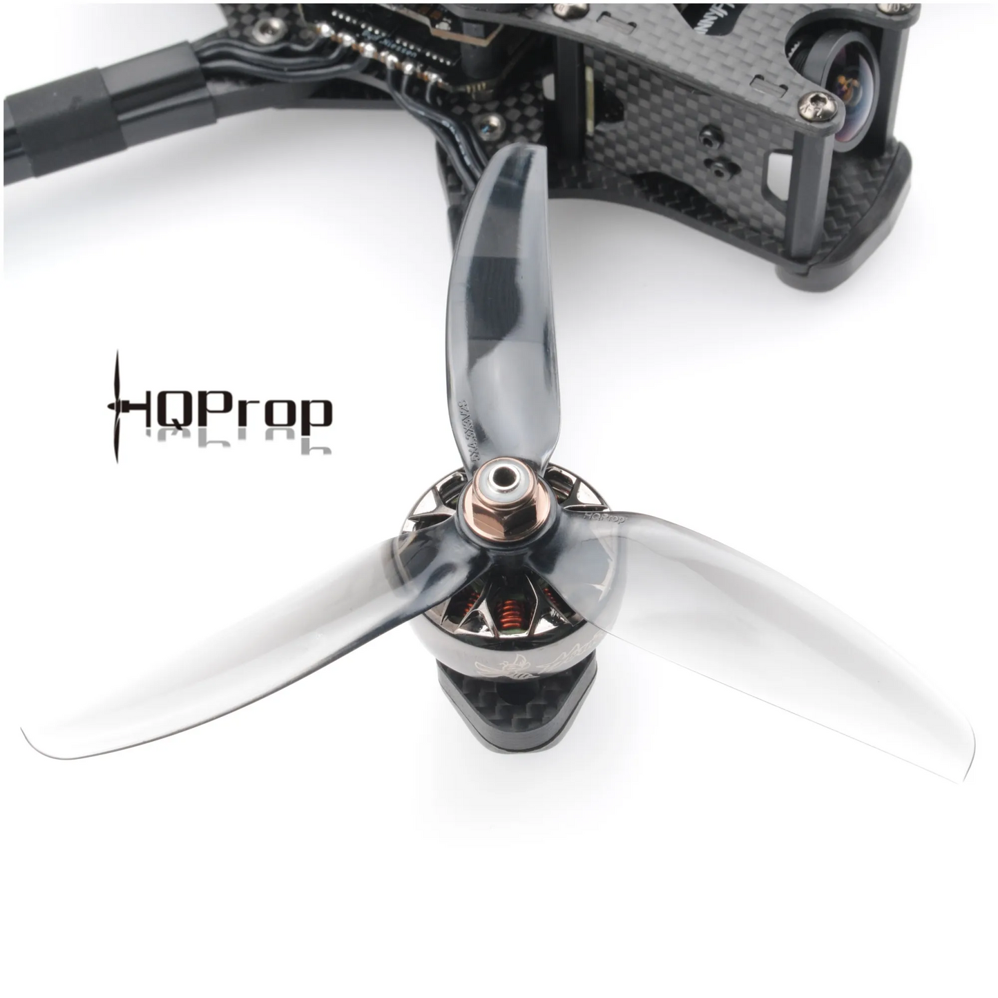 Propelleriai HQProp Freestyle 3 menčių 5'' pilki (2 prieš laikrodžio rodyklę + 2 pagal laikrodžio rodyklę) 