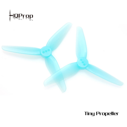 HQProp HeadsUpTiny 3 menčių 3 colių mėlyni sraigtai (2 prieš laikrodžio rodyklę + 2 pagal laikrodžio rodyklę) 