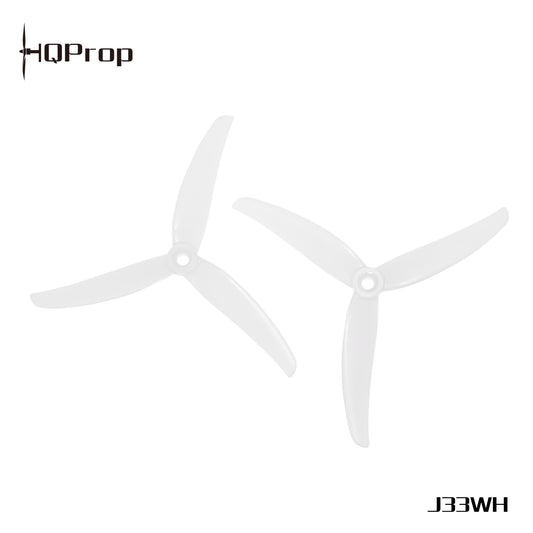 Propeleriai HQProp Juicy J33 3 menčių 4.9" balti (2 prieš laikrodžio rodyklę + 2 pagal laikrodžio rodyklę) 