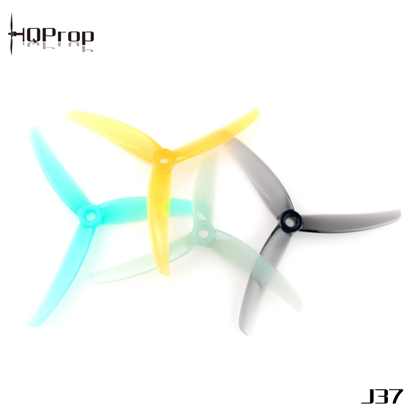 Propeleriai HQProp Juicy J37 3 menčių 4.9" oranžiniai (2 prieš laikrodžio rodyklę + 2 pagal laikrodžio rodyklę) 