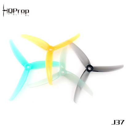 Propeleriai HQProp Juicy J37 3 menčių 4.9" oranžiniai (2 prieš laikrodžio rodyklę + 2 pagal laikrodžio rodyklę) 