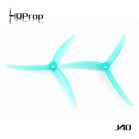 Propeleriai HQProp Juicy J40 3 menčių 5.1" mėlyni (2 prieš laikrodžio rodyklę + 2 pagal laikrodžio rodyklę) 