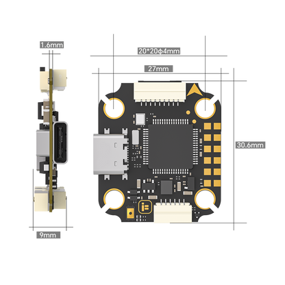 „Stack iFlight Borg F7 Mini“ (Borg 60 Mini ESC) 