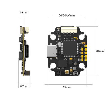 FC iFlight Borg 5S RX 