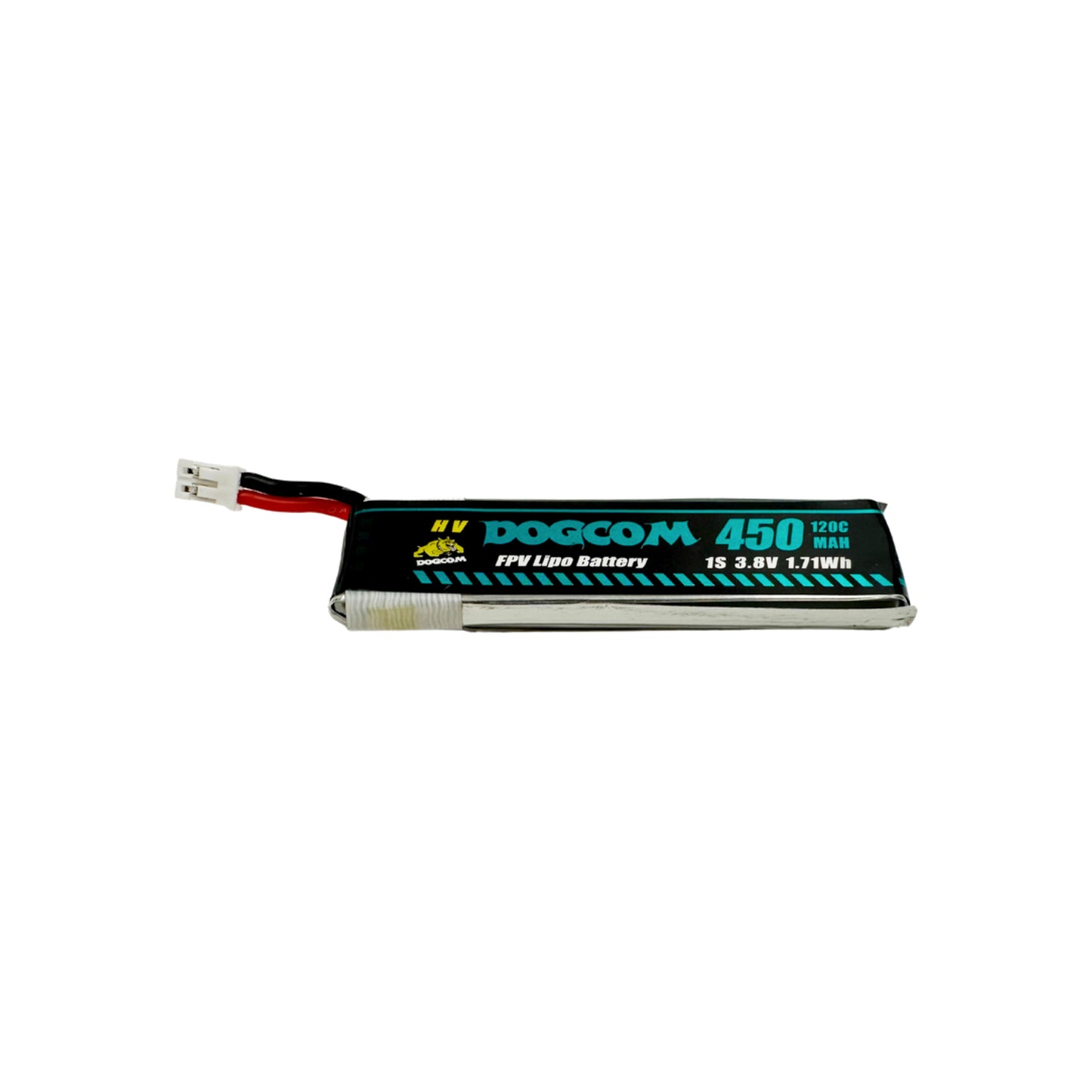 Baterija DOGCOM 450 mAh 1S 3,8 V 120C BT2.0 s vodiči 