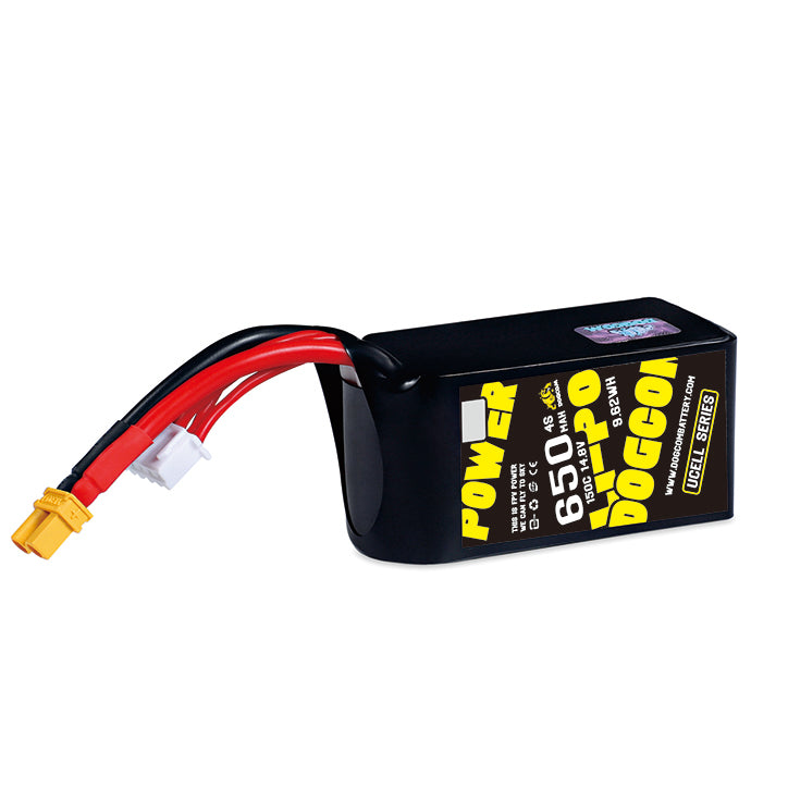 Baterija DOGCOM 650 mAh 4S 14,8 V 150C LiPo XT30 řada UCELL 