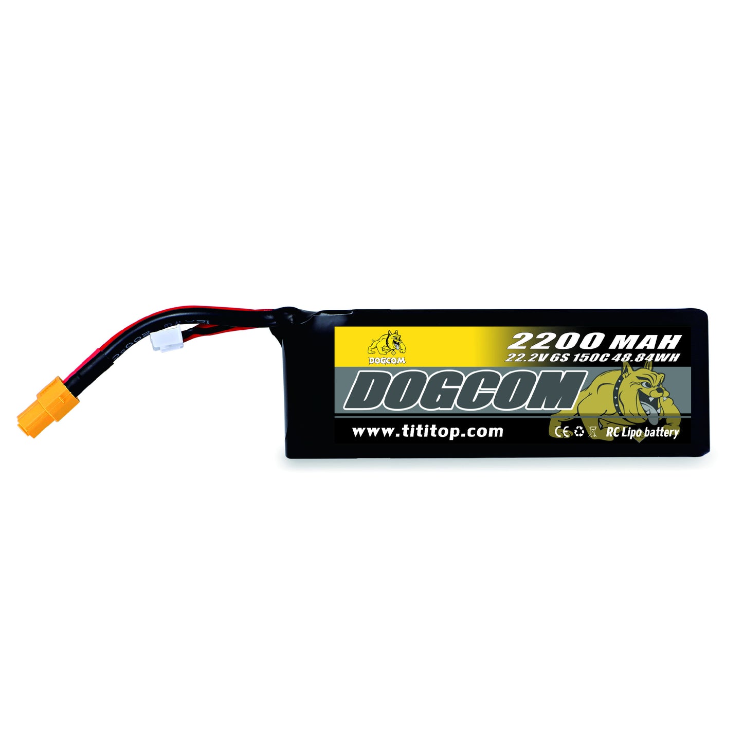 Baterija DOGCOM 2200 mAh 6S 22,2 V 150C LiPo XT60 