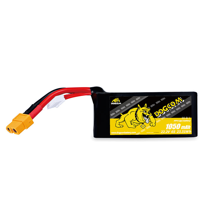 Baterija DOGCOM 1050 mAh 6S 22,2 V 160C LiPo XT60 