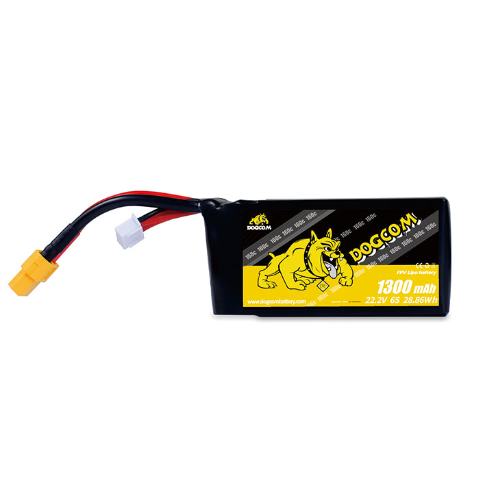Baterija DOGCOM 1300 mAh 6S 22,2 V 160C LiPo XT60 