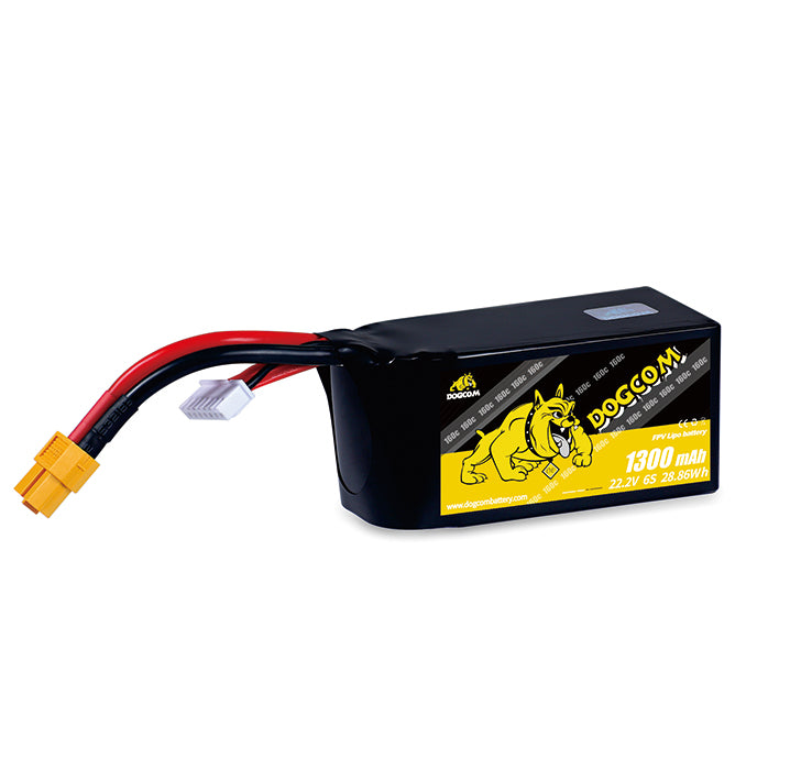 Baterija DOGCOM 1300 mAh 6S 22,2 V 160C LiPo XT60 