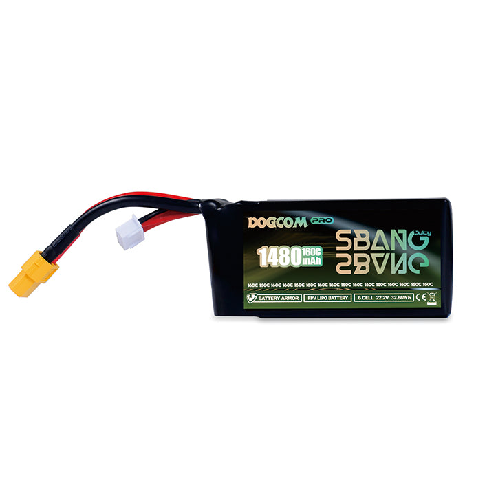 Baterija DOGCOM 1480 mAh 6S 22,2 V 160C LiPo SBANG Edition 