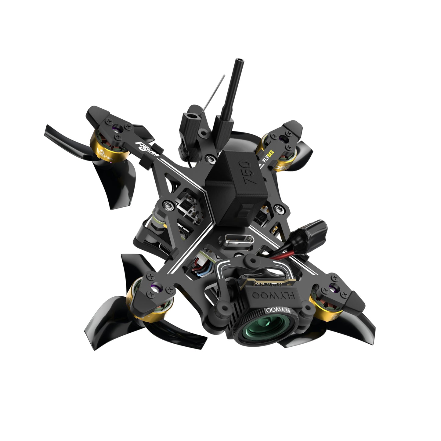 FPV dronas FLYWOO Flybee 16 HD O4 2S ELRS 2.4G 