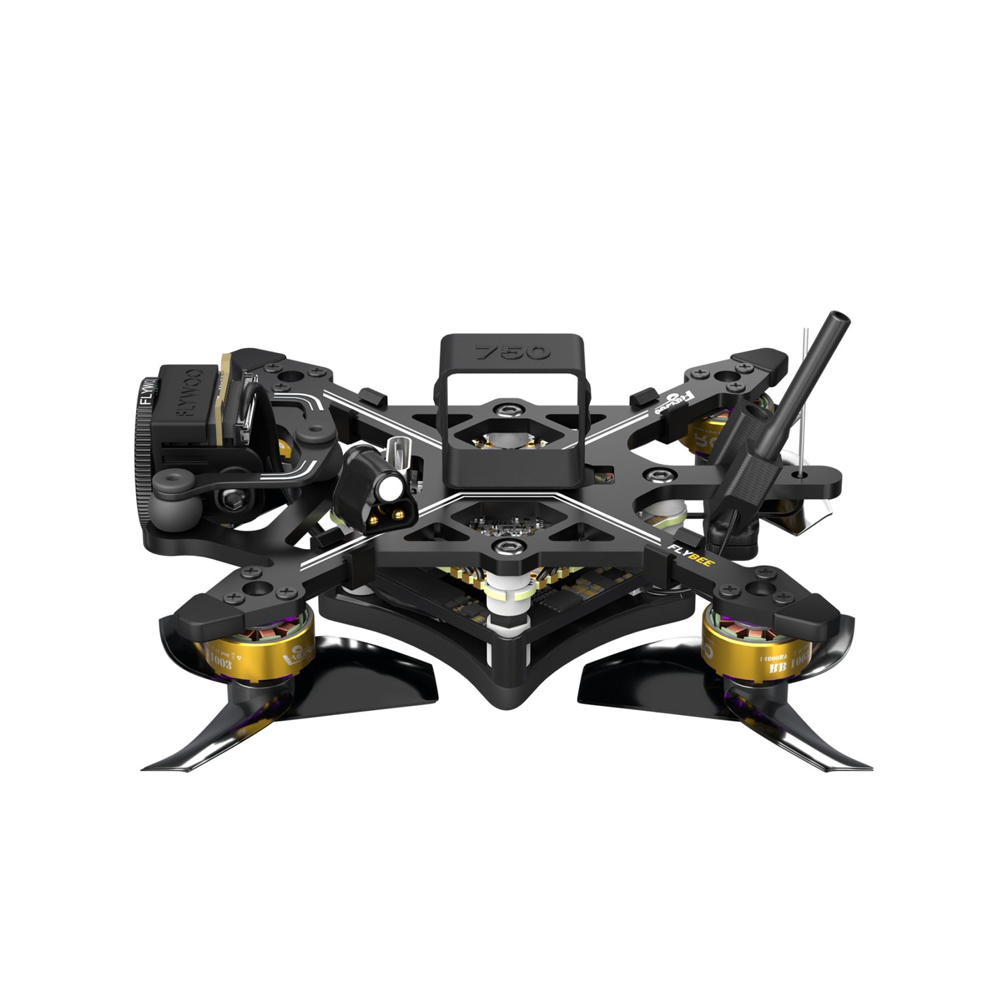 FPV dronas FLYWOO Flybee 16 HD O4 2S ELRS 2.4G 