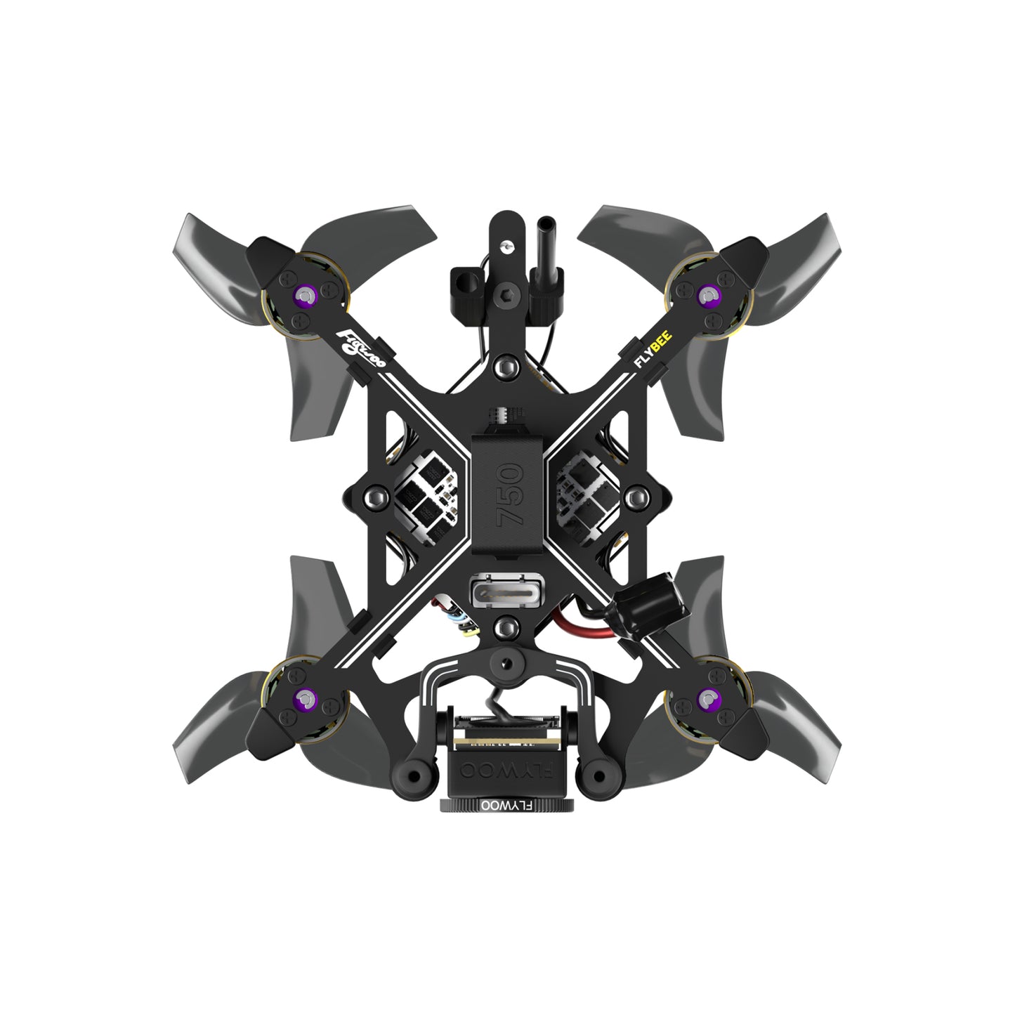 FPV dronas FLYWOO Flybee 16 HD O4 2S ELRS 2.4G 