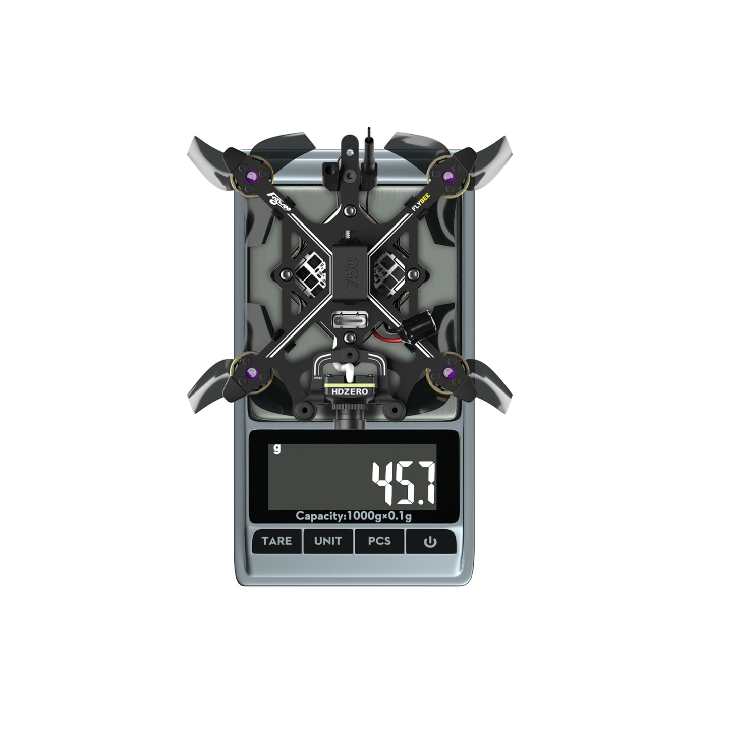 FPV dronas FLYWOO Flybee 16 HD HDZERO 2S ELRS 2.4G 