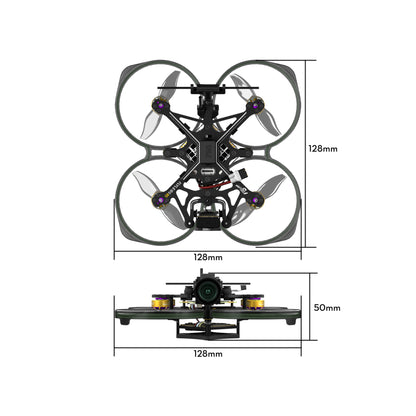 FPV dronas FLYWOO Flylens 85 HD O4 2S BNF TBS V1.3 