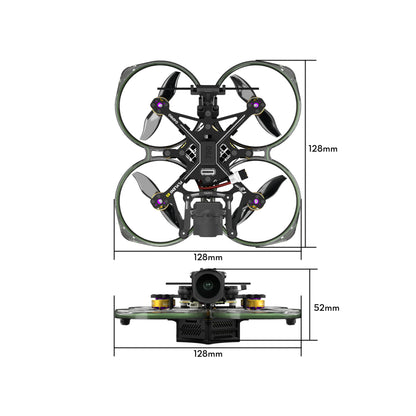 FPV dronas FLYWOO Flylens 85 HD O4 PRO 2S ELRS 2.4G V1.3 
