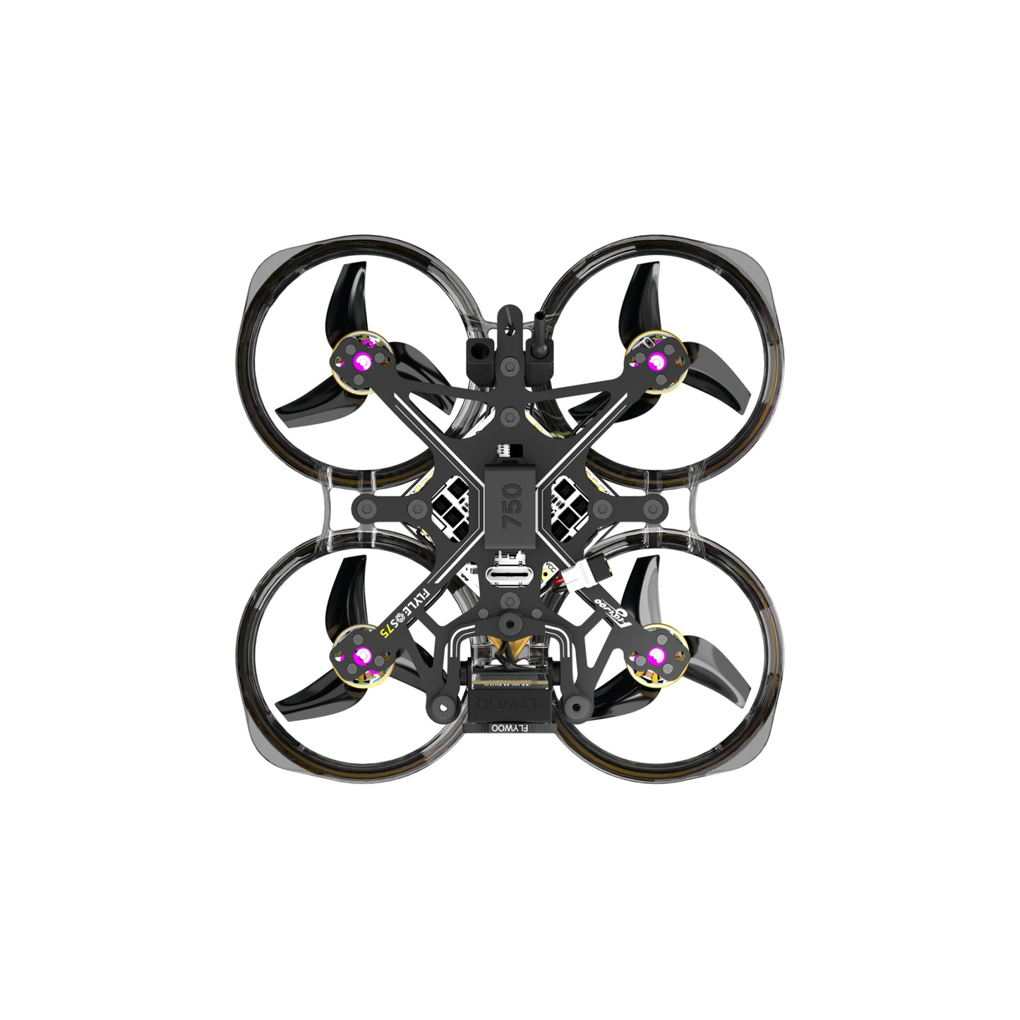 FPV dronas FLYWOO Flylens 75 HD O4 2S ELRS 2.4G V1.3 