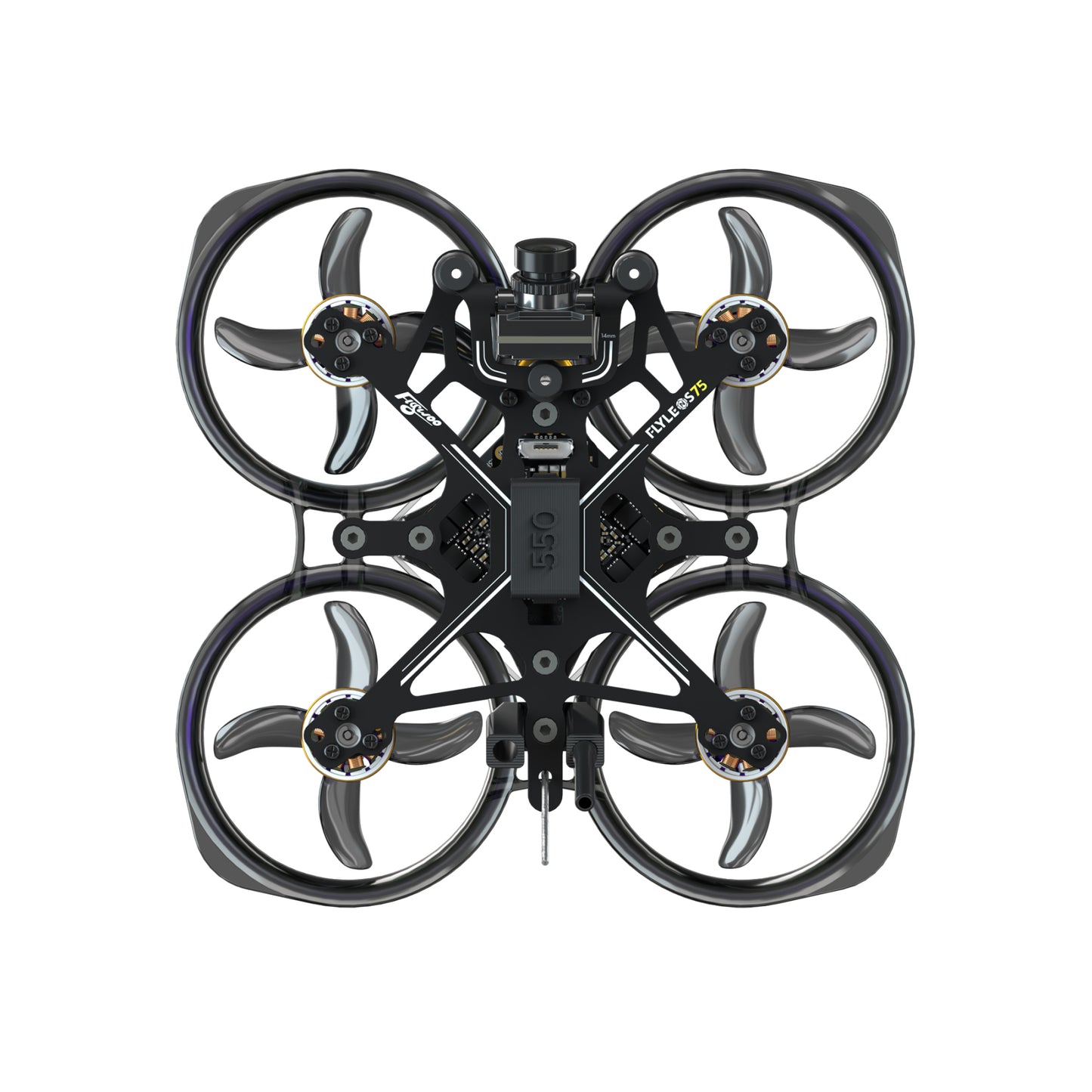 FPV dronas FLYWOO FlyLens 75 HD Walksnail 2S BNF ELRS 2.4G V1.3 