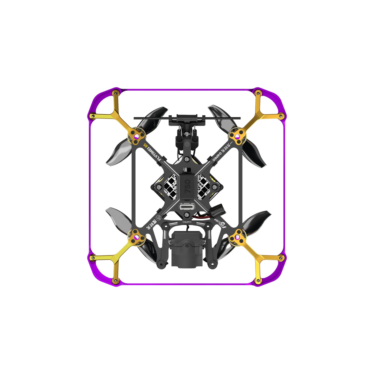 FPV dronas FLYWOO Flytimes 85 HD O4 PRO 2S ELRS 2.4G 