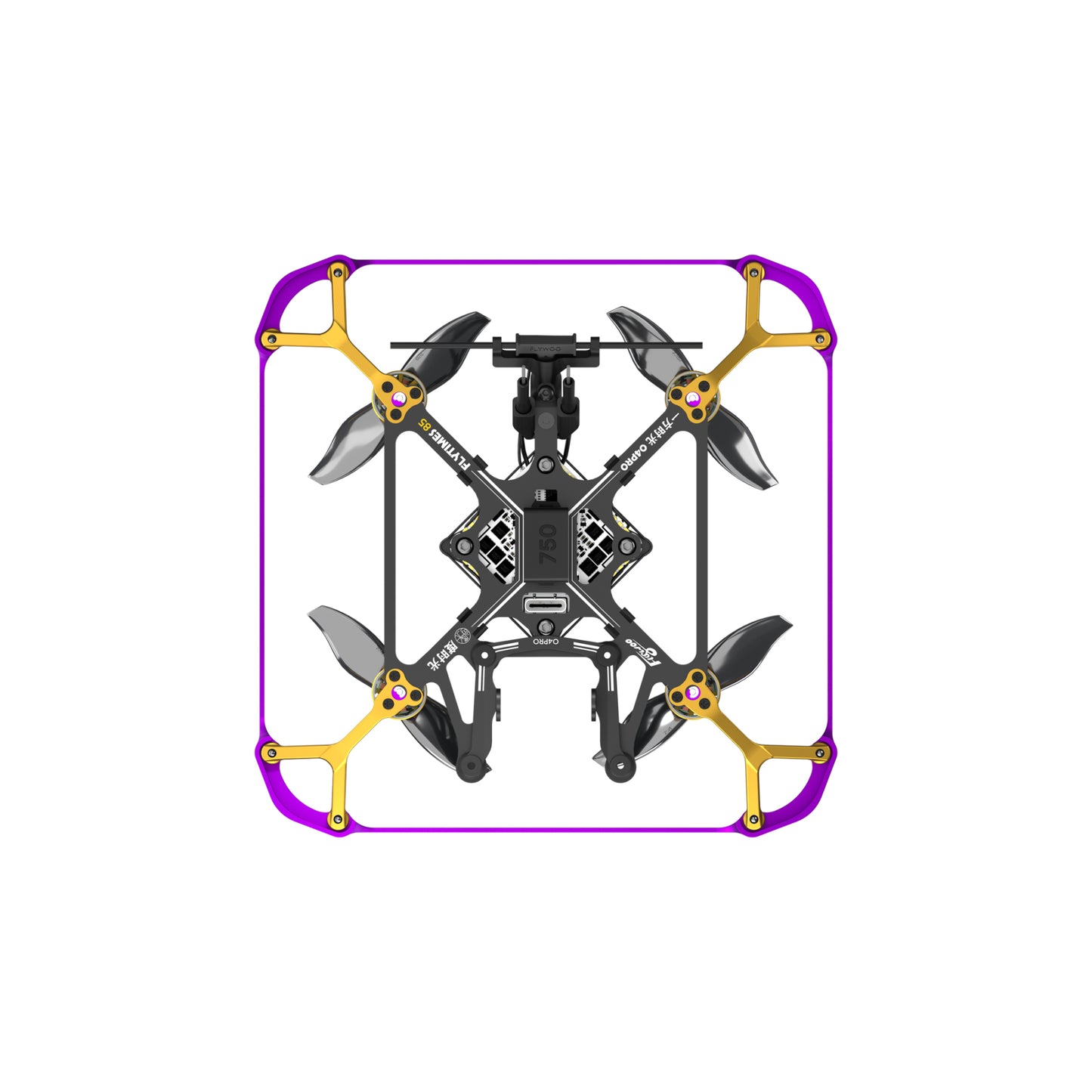 FPV dronas FLYWOO Flytimes 85 2S PNP, skirtas DJI O4 PRO oro aplikacijai (DJI O4 aplikacija nepridedama) 