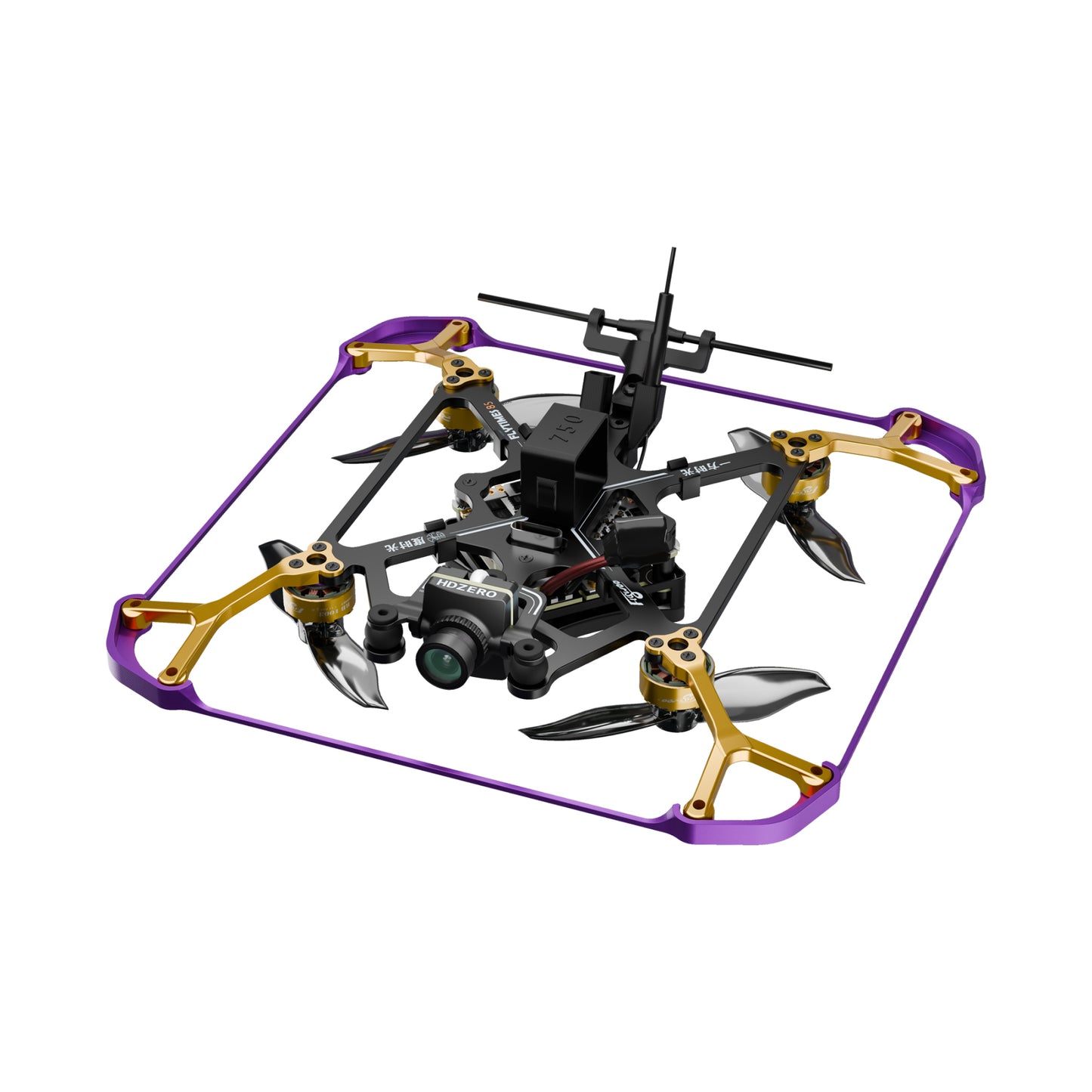 FPV dronas FLYWOO Flytimes 85 Hdzero 2S ELRS 2.4G 