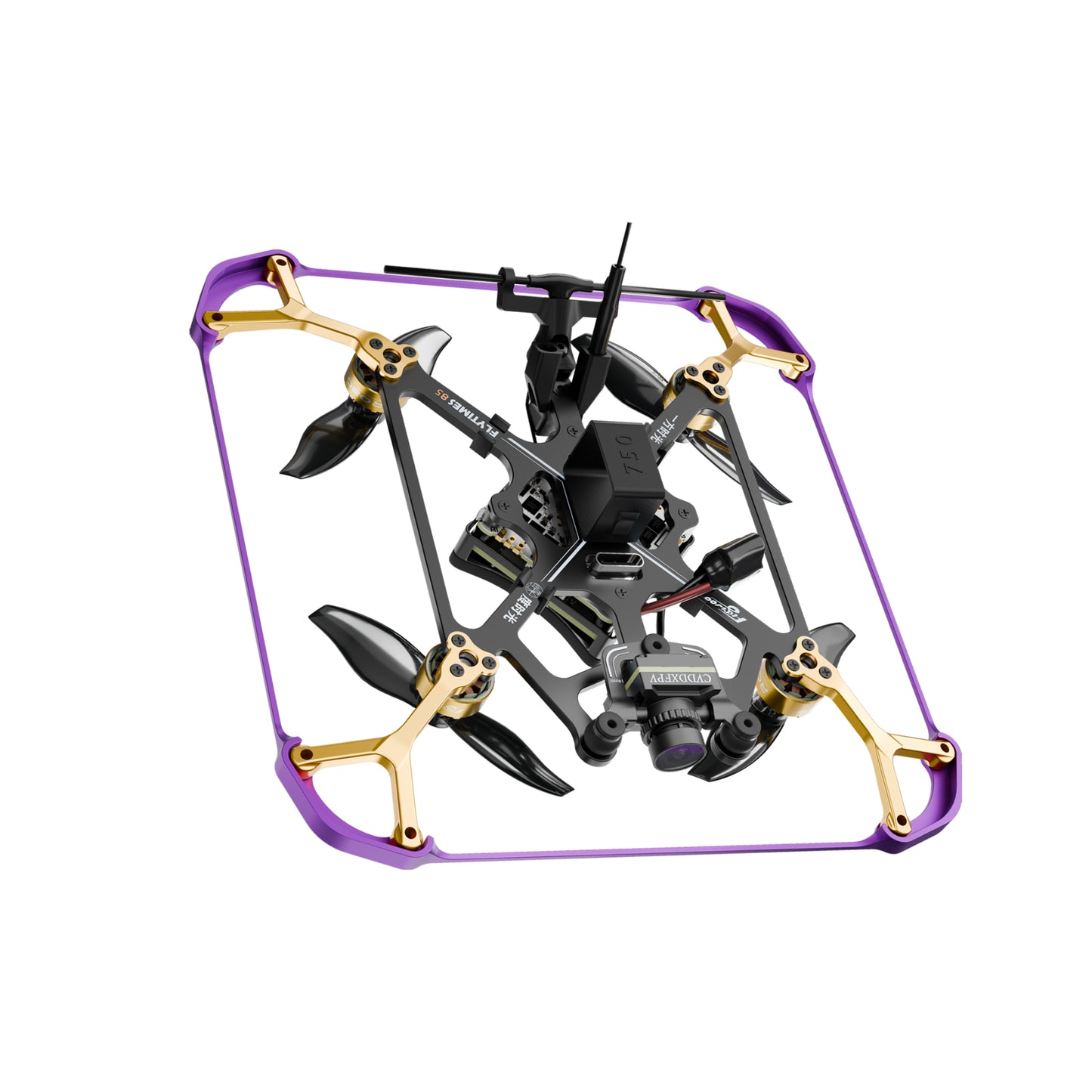 FPV dronas FLYWOO Flytimes 85 Walksnail 2S ELRS 2.4G 