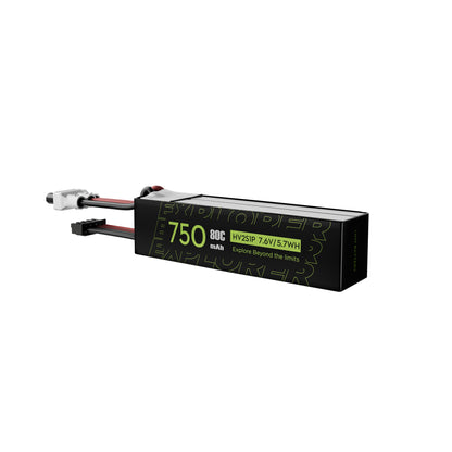 Akumuliatorius FLYWOO Explorer 750mAh 2S HV 80C LiPo XT30UP (2 vnt.) 