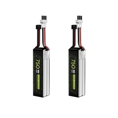 Akumuliatorius FLYWOO Explorer 750mAh 2S HV 80C LiPo XT30UP (2 vnt.) 