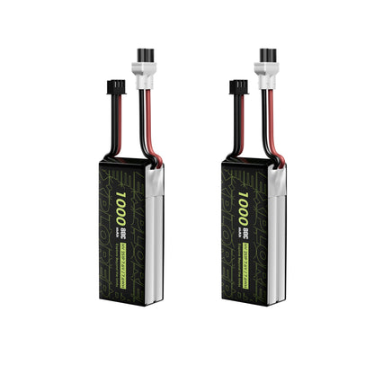 Akumuliatorius FLYWOO Explorer 1000mAh 2S HV 80C LiPo XT30UP (2 vnt.) 