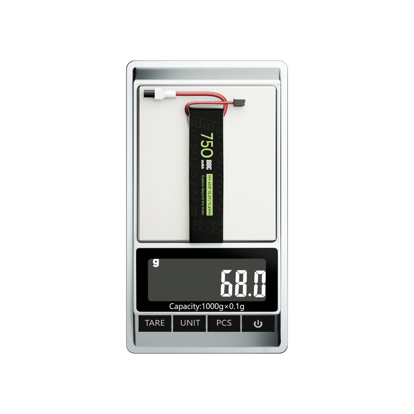 Akumuliatorius FLYWOO Explorer 750mAh 4S HV 75C LiPo XT30UP (2 vnt.) 