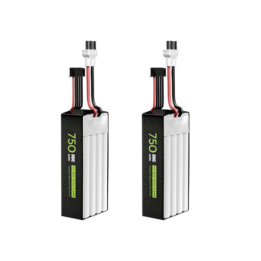 Akumuliatorius FLYWOO Explorer 750mAh 4S HV 75C LiPo XT30UP (2 vnt.) 